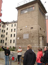 travelxsite berlin bike tour wall watchtower
